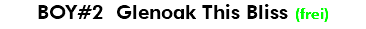 BOY#2 Glenoak This Bliss (frei)